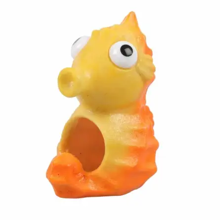 Aqua Della - Yellow Seahorse - 9.5x7.8x10.7cm