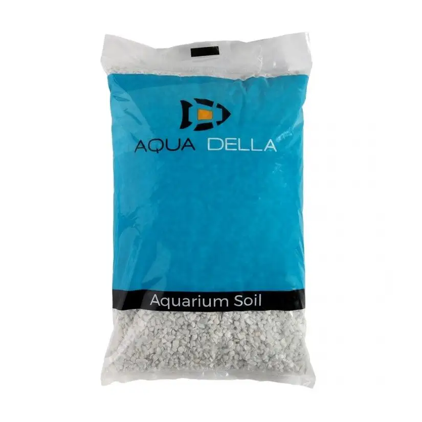 Aqua Della - Acquario ghiaia carrara bianco - 9-11mm - 10kg