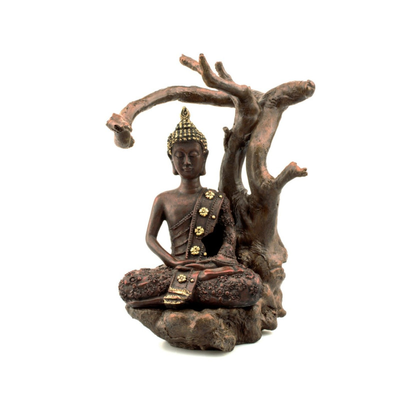 AQUAVIE - DECO R ZEN BOUDDHA BRANCHE - 15,5x12,5x21cm