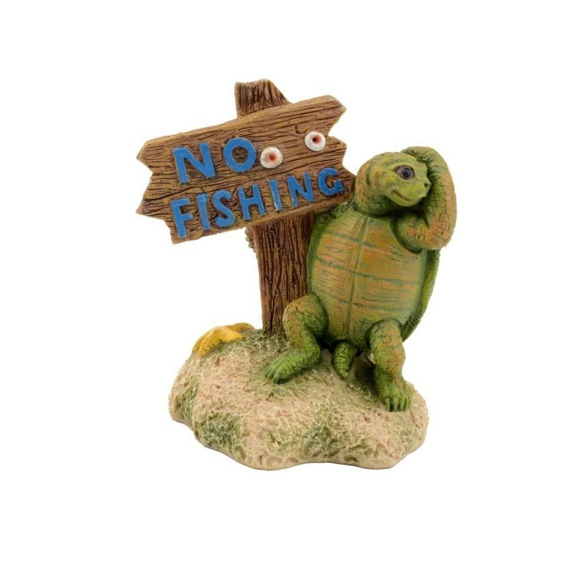 AQUAVIE - DECO R FUN TURTLE PANEEL - 7x6x8,5cm