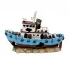 AQUAVIE - DECO R BLUE FISHING BOAT - 30,5x12x20cm