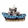 AQUAVIE - DECO R VISBOOT BLAUW - 30,5x12x20cm