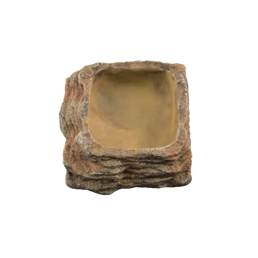 AQUAVIE - BEBEDOR DECO R TERRA ROCK 10 - 10,5x10,5x3,5cm