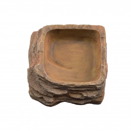 AQUAVIE - DECO R TERRA ROCK DRINKER 14 - 14x14x5cm Aquavie - 1