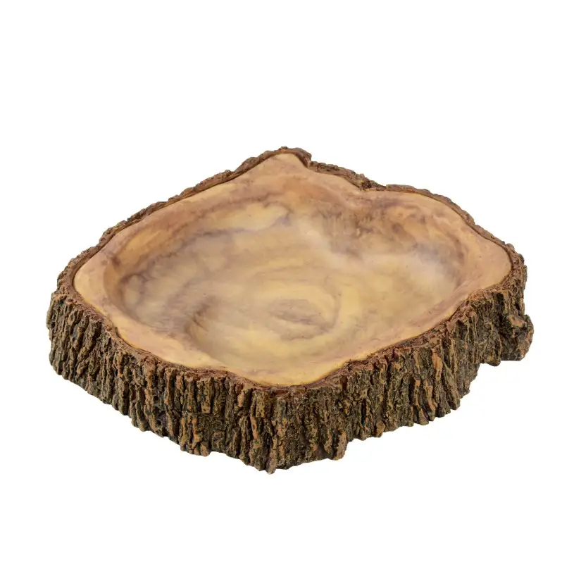 AQUAVIE - DECO R TERRA ABREUVOIR BOIS 17 - 17x15,7x3,5cm