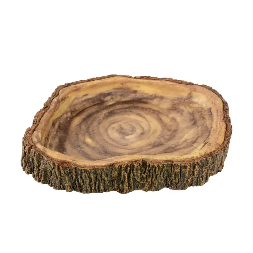 AQUAVIE - DECO R TERRA ABREUVOIR BOIS 20 - 19,5x15x3cm