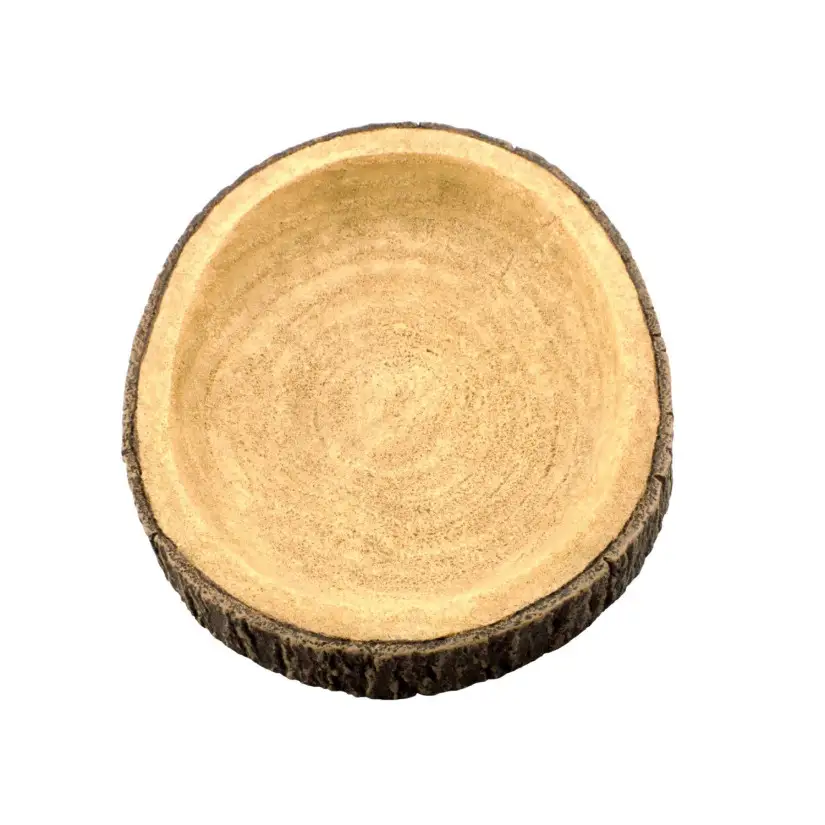 AQUAVIE - DECO R TERRA ABREUVOIR BOIS ROND 13 - 12,5x12x1,5cm