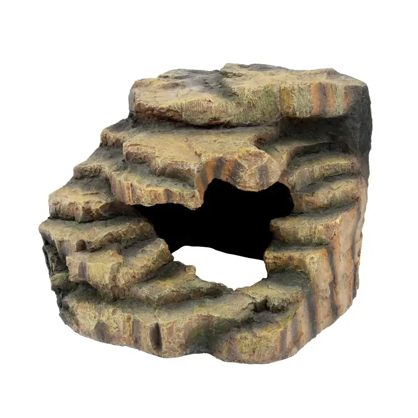 AQUAVIE - DECO R TERRA CAVE ROCK QUADRATO - 20x20x16cm