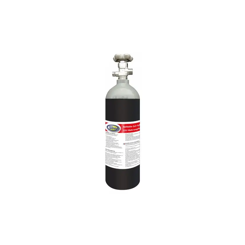 AQUA NOVA - Bombola CO2 ricaricabile - 3,75 kg - 5 litri