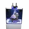 AQUA MEDIC - Cubicus CF Qube - Weiß - Komplettes Meerwasseraquarium mit Filtersystem