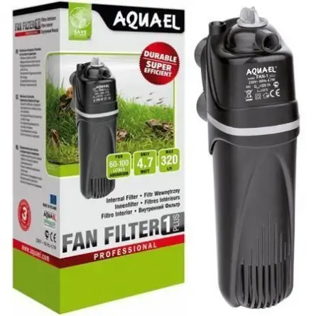 AQUAEL - Fan 1 Plus – 320 L/H - binnenfilter