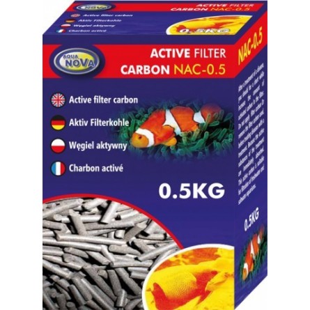 AQUA NOVA - Aktivni ugljen - 500g - Filter materijal