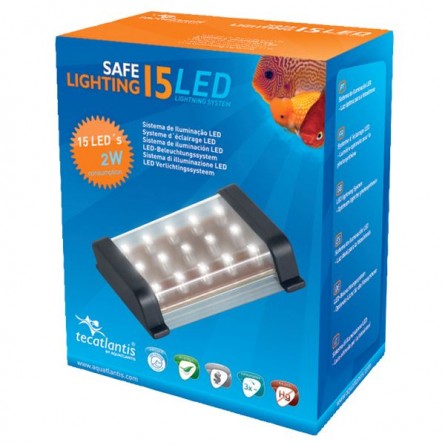 AQUATLANTIS - Safe Lighting 15 LED 1.2 W - LED ramp for freshwater aquarium