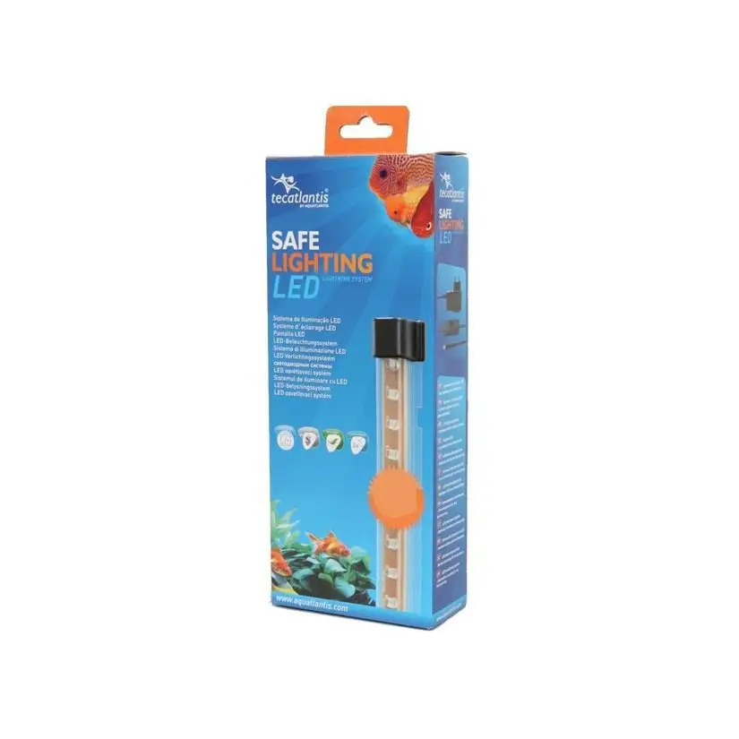 AQUATLANTIS - Iluminação Segura 16 LED 2 W - Barra luminosa LED para água doce