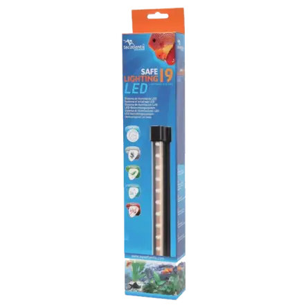 AQUATLANTIS - Safe Lighting 19 LED 2.4 W - Rampa LED para acuario de agua dulce