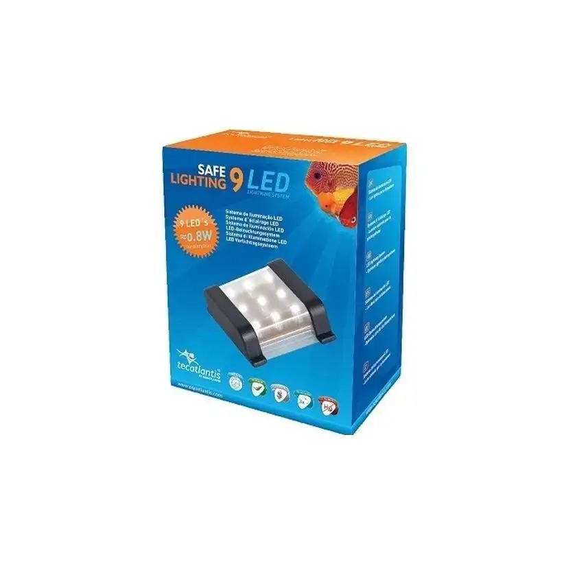 AQUATLANTIS - Safe Lighting 9 LED 0.8 W - LED ramp for freshwater aquarium