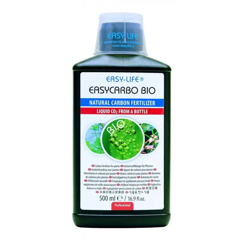 EASY LIFE - EasyCarbo Bio - 500ml - Fonte natural de carbono líquido para plantas de aquário