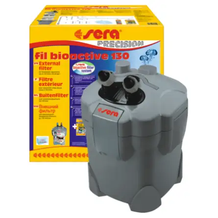 SERA - Fil bioactive 130 − Filtro externo 130l - para acuarios de agua dulce con UV-C