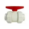 ROYAL EXCLUSIV - True Union Ball Valves - white/red 50mm - Vannes à bille PVC