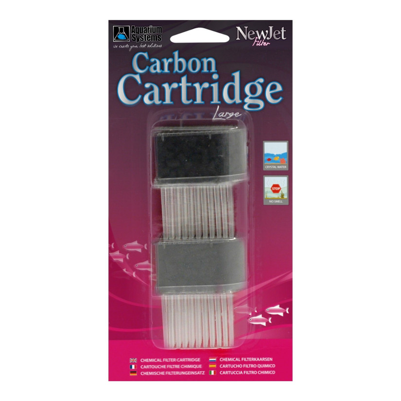 Aquarium Systems Cartouche Charbon Actif Small Medium Pour New Jet