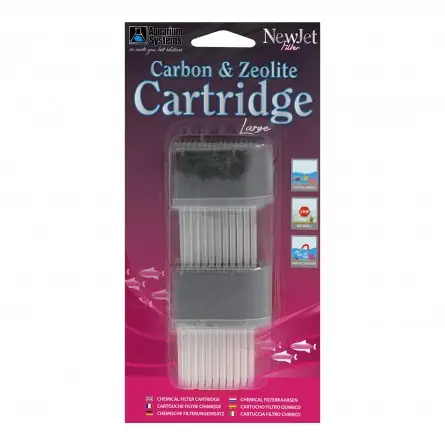 AQUARIUM SYSTEMS - Cartuccia Chimica - Carbon & Zeo - Large - per New Jet