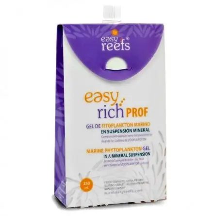 Easy Reefs - Easy Rich Prof - 250 ml - Gel Per l'arricchimento delle colture di zooplancton.