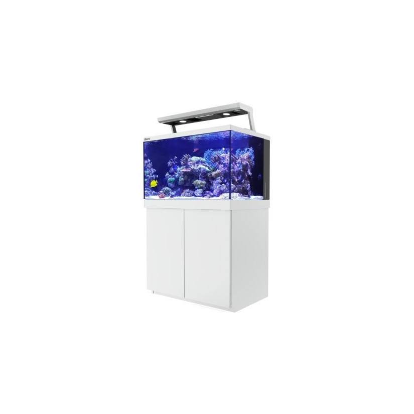 CRVENO MORE - Aquarium Max® S-400 + 2x ReefLED - Bijeli ormarić - 400 litara