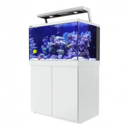 RED SEA - Aquarium Max® S-400 + 2x ReefLED - Armário branco - 400 litros