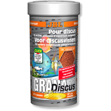 JBL - GranaDiscus - 250 ml - Premium basisvoer in granulaat voor discusvissen