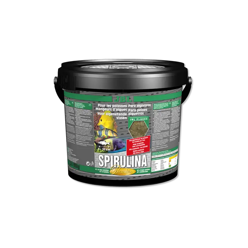 JBL - Spirulina - 5.5 L  - Nourriture Premium pour mangeurs d'algues