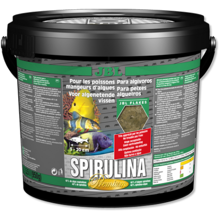 JBL - Spirulina - 5,5 L - Alimento premium para comedores de algas