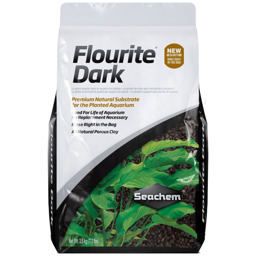 SEACHEM - Flourite Dark - 3,5 kg - Premium natuurlijk grind voor het beplante aquarium