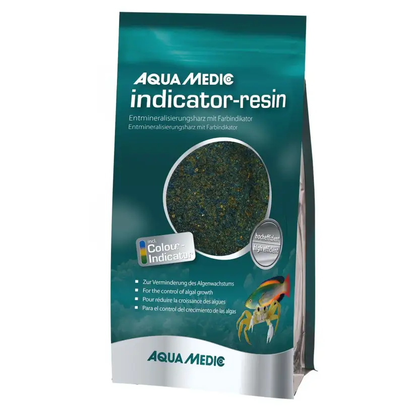 AQUA MEDIC - Indicator-Resin - 1l - Demineralisatiehars voor Aqua-Médic osmose-unit - 1