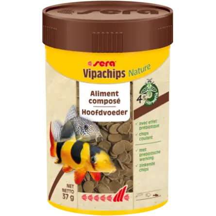 SERA - Vipachips Nature - 100ml - Alimento composto para peixes ornamentais