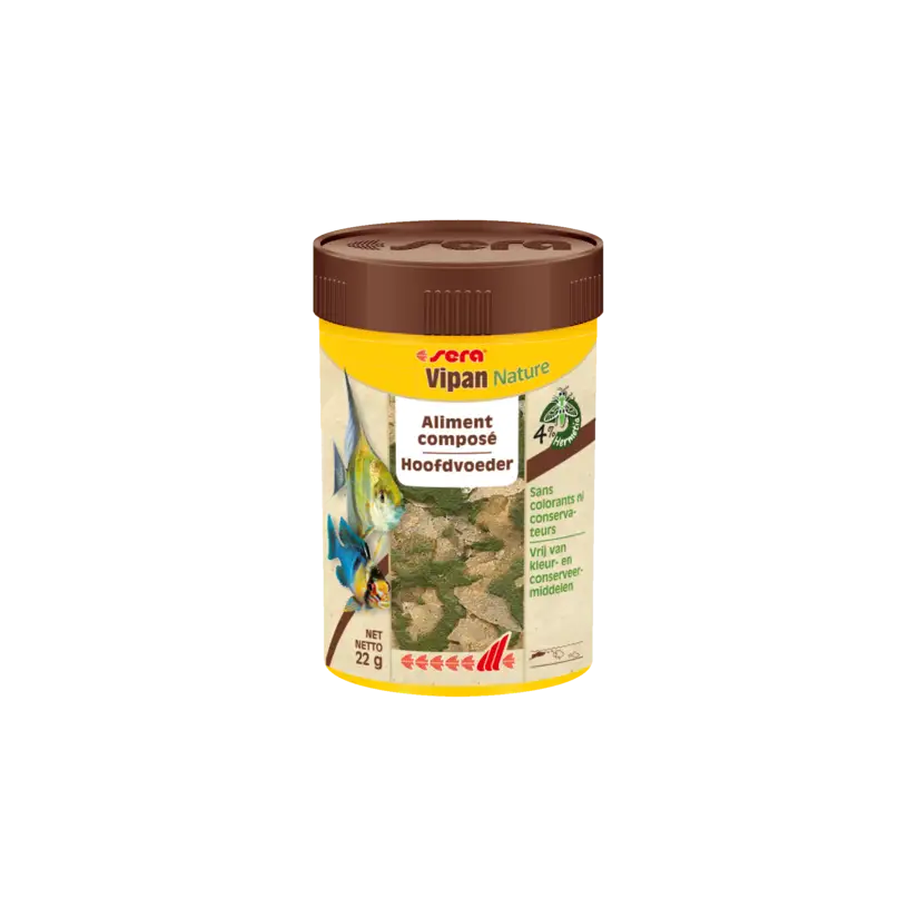 SERA - Vipan Nature - 100ml - Alimento para peces ornamentales