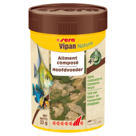 SERA - Vipan Nature - 100ml - Aliment pour poissons d'ornements