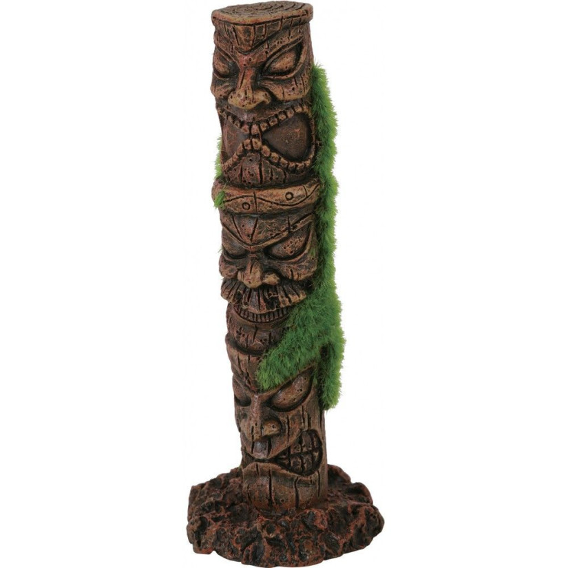 ZOLUX - Totem 1 colonne Kipouss - 5.2x4.6x13.1cm - Décoration artificielle tapissée de graines