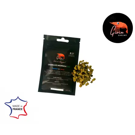 Gioia Shrimp - Organic Moringa Granule - 10gr - Prirodna hrana za škampe