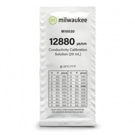 MILWAUKEE - Calibration solution 12880 µS/cm - 20ml