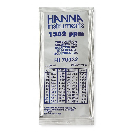 Hanna Instruments - 1382 mg/L TDS kalibracijska otopina - 20 mL