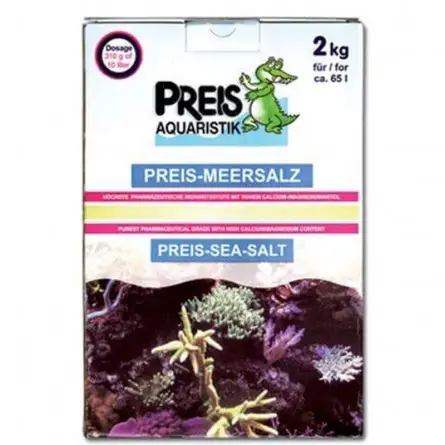 PREIS - Preis-Meersalz - 2 kg - Sal marinho de aquário Preis Aquaristik - 1