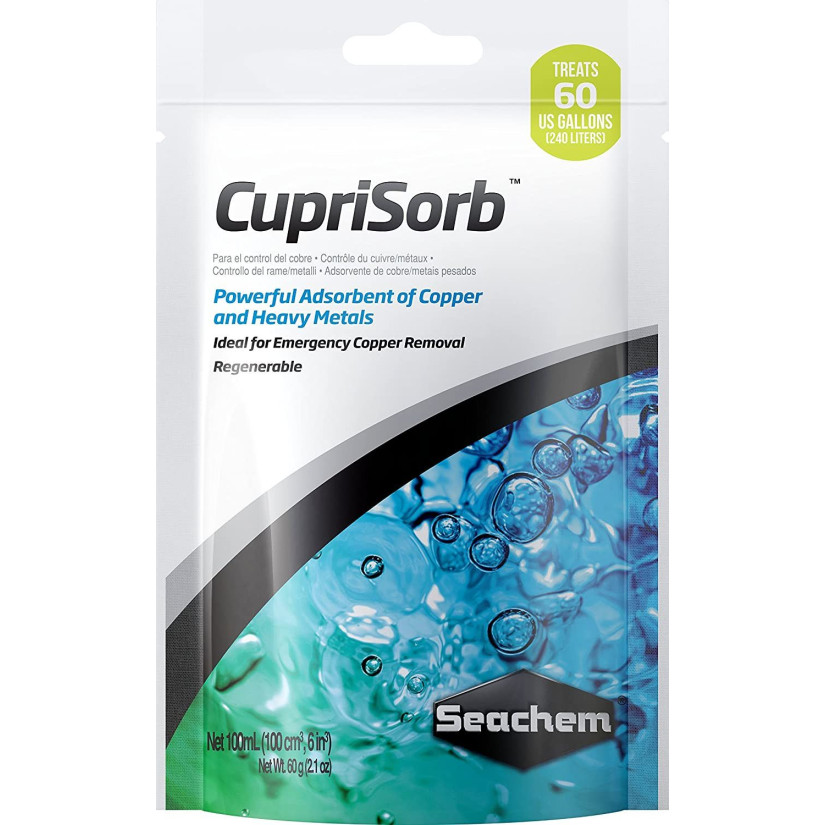 SEACHEM - Cuprisorb 100ml - Absorptiemiddel van koper en zware metalen