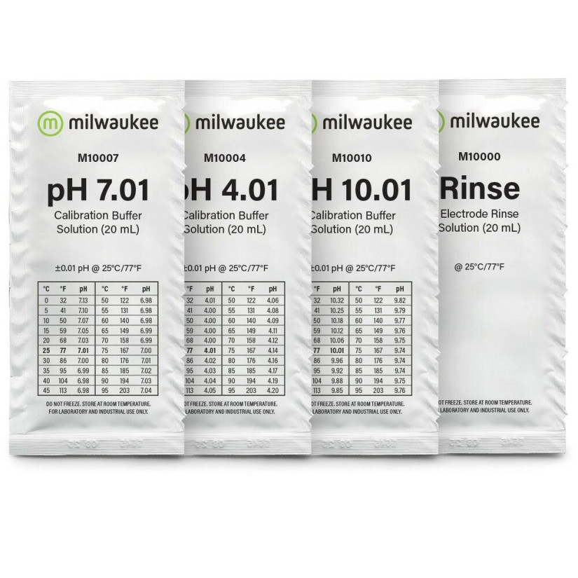 MILWAUKEE - Frest-Start - Kit de bolsita de solución inicial para medidores y probadores de pH