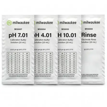 MILWAUKEE - Frest-Start - Kit de sachês de solução inicial para medidores e testadores de pH