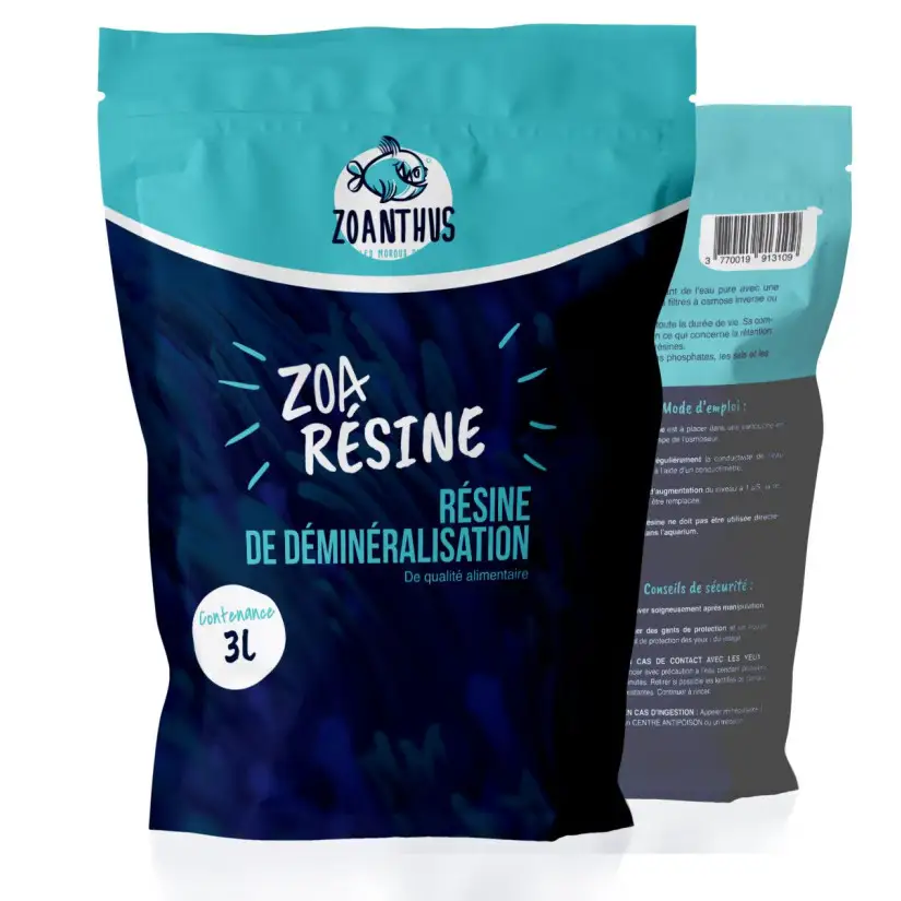 - Zoanthus.fr - Resina de desmineralización - 3 litros