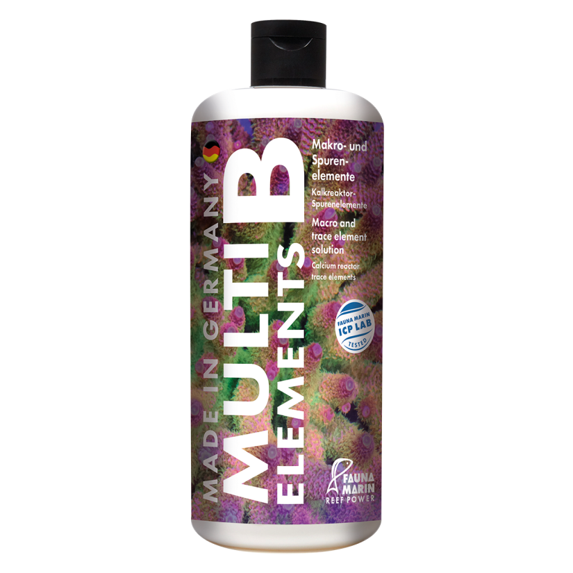 FAUNA MARIN - Multi Elements B - 500 ml - Mix van sporenelementen - Voor de weerstand van koraalweefsels