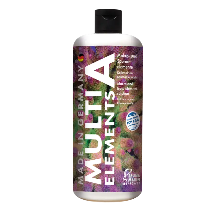 FAUNA MARIN - Multi Elements A - 500 ml - Mezcla de oligoelementos - Para el crecimiento del esqueleto de coral