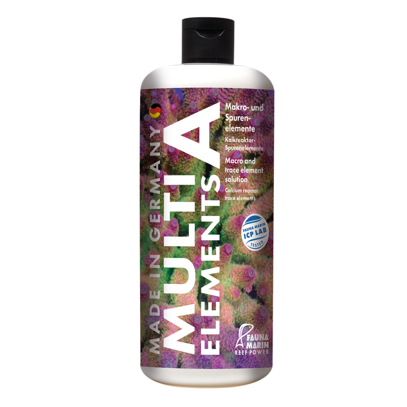 FAUNA MARIN - Multi Elements A - 500 ml - Mixture of trace elements - For the growth of the coral skeleton