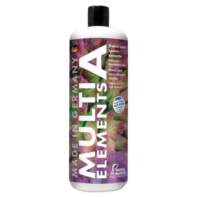 FAUNA MARIN - Multi Elements A - 1000 ml - Mélange d'oligo-éléments - Pour la croissance du squelette du corail