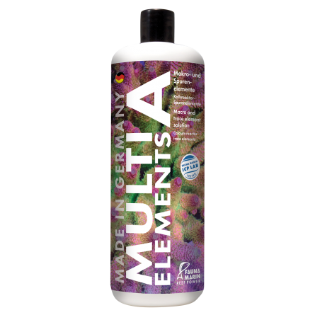 FAUNA MARIN - Multi Elements A - 1000 ml - Mešanica elementov v sledovih - Za rast koralnega skeleta